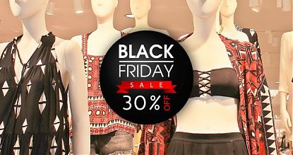  BLACK FRIDAY - Vinilo adhesivo circular personalizado especial escaparates de tiendas y comercios -viernes negro - black friday 08383