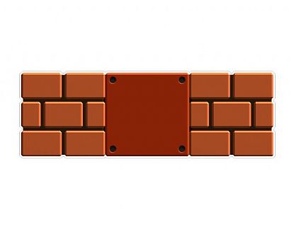  Vinilo adhesivo Brick Block 4, Super Mario 3D Land  02306