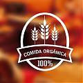  Vinilos Comerciales con Textos Comida Orgánica 100% 03403