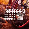  Vinilo adhesivo para decorar cuadros de bicicletas Scott 05755