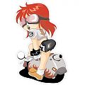  Sticker adhesivo de Vinilo Decorativo Tema Manga 0464