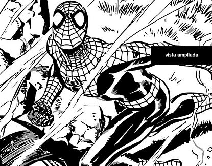  Vinilo Mural Adhesivo Viñeta de Cómic con Spiderman mural art comics, mural con comics, murales de comics 01280