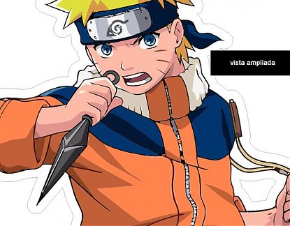  Sticker adhesivo de Vinilo Tema Manga - Ánime Naruto 01216