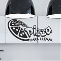 Vinilo Decorativo “Pizza Para Llevar” 08832