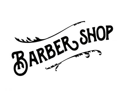  Adhesivo de vinilo especial  barberías Barber shop 04902