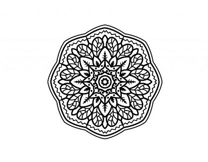  Vinilo adhesivo de corte decorativo Mandala Floral 05920