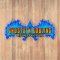  Pegatina arcade troquelada  ARCADE / BARTOP Ghosts'n Goblins 07649