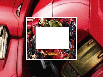  Impresión en vinilo adhesivo BARTOP decoración pantallas Avengers 05781