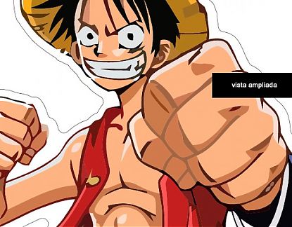  Sticker adhesivo de Vinilo Tema Manga Luffy 01186