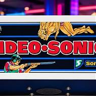 Marquesina HYPER SPORTS VIDEO SONIC – Vinilo para Máquina Recreativa 010048