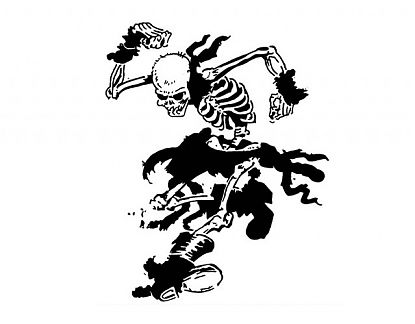  Vinilo Adhesivo Skeleton Stencil 02724