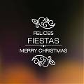  Vinilos navideños para cristales Felices Fiestas - Merry Christmas 06103