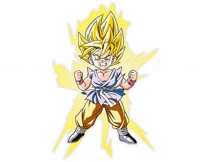  Adhesivo de vinilo troquelado Dragon Ball Z 4 02056