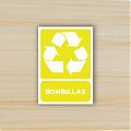  Señales y carteles informativos reciclaje de bombillas - Señales de reciclaje Bombillas - 08113