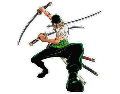  Sticker Troquelado Adhesivo Anime Zorro 5 01564