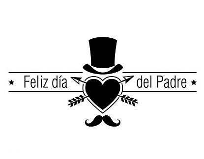  Vinilos Decorativos Día del Padre Con Corazón 03355