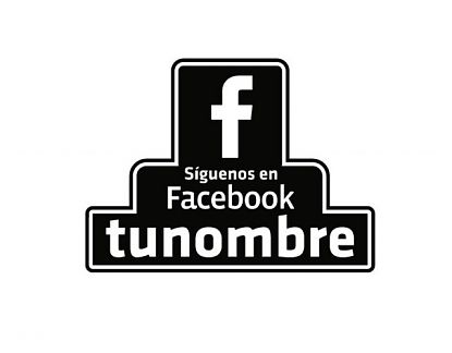  Vinilo decorativo redes sociales Síguenos en Facebook 05129