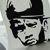 Vinilo decorativo sobre un estilo que bien podría ser de Banksy