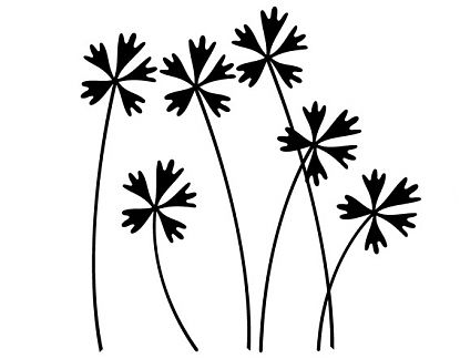  Vinilo Floral Sosiego Floral - vinilos decorativos de pared arboles, vinilos decorativos ramas arboles, vinilos decorativos naturaleza 01746