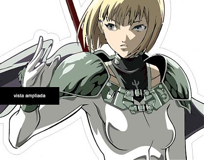  Sticker Adhesivo Troquelado de Vinilo Claymore 01268