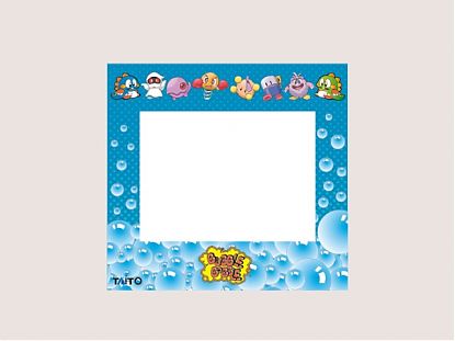  Decoraciones en vinilo adhesivo para la pantalla de una BARTOP Bubble Bobble 05630