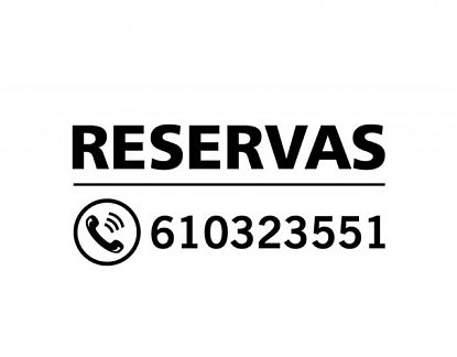  Vinilo decorativo personalizado Reservas especial bares y restaurantes 05693