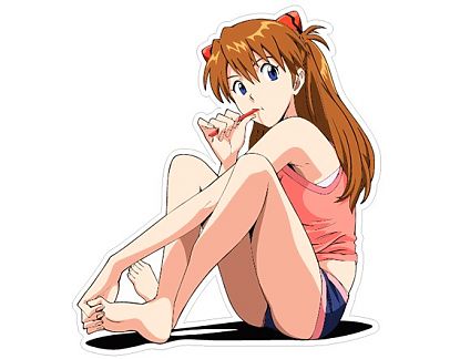  Sticker Anime Asuka 01547