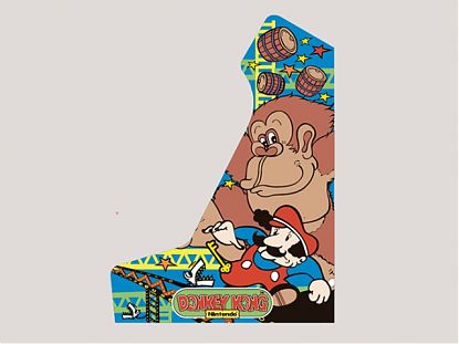  Decoraciones impresas para los laterales de la BARTOP Donkey Kong 05495