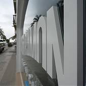 Letras Corpóreas de PVC sobre cristal