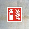  Adhesivo señal extintor - extintor señal vinilo - Pegatina señal extintor de incendios 08082