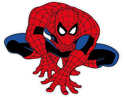  Adhesivo troquelado de vinilo Spiderman 2b 1876