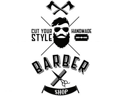  Vinilo adhesivo para auténticas barberías y Barber Shops 04983