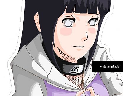  Sticker adhesivo de Vinilo Manga Hinata 01124