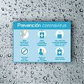  Vinilo adhesivo informativo para la prevención del coronavirus - covid 19 - 06975