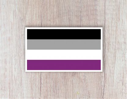  Vinilos decorativos colectivo LGBTI - asexual - Comprar pegatinas, adhesivos, vinilos LGBTI 07847