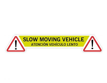  Adhesivo impreso sobre vinilo slow moving vehículo 03944