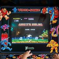 Vinilo adhesivo impreso para máquina arcade VideoSonic - Decoración frontal inspirada en Ghosts 'n Goblins 010029