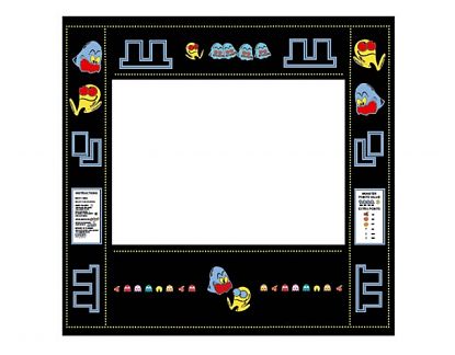  Impresión en vinilo adhesivo artes finales para la pantalla de tu BARTOP  Classic Pac-Man 04913