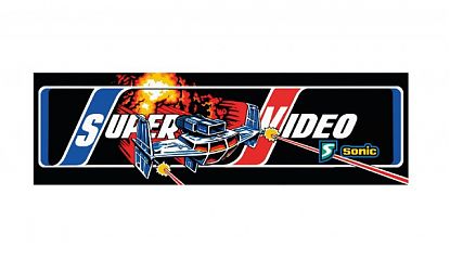  Marquesina Arcade Road Blasters Super Video - Vinilo Decorativo Estilo SEGA Sonic 010044