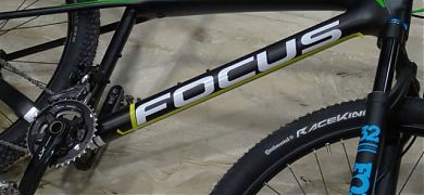 Decoración con vinilos adhesivos bicicleta MTB Focus Raven