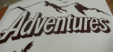 Dos preciosos vinilos decorativos para decorar tu autocaravana o roulotte
