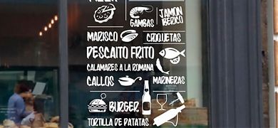 Los 12 mejores vinilos decorativos personalizados para la decoración de bares, restaurantes y negocios de hostelería