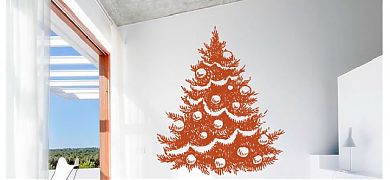 Decoración con vinilos Navideños. ideas para decorar en navidad