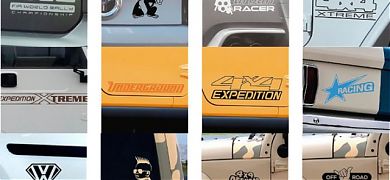 Pegatinas para coches y 4x4 personalizadas con los diseños más originales