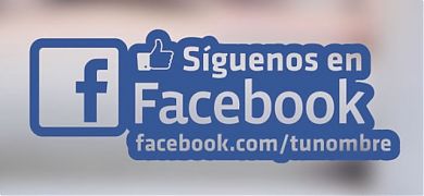 ¿Porqué no promocionas el escaparate de tu tienda con la dirección de tus redes sociales con vinilos decorativos?