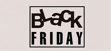 Vinilos decorativos  BLACK FRIDAY  2017 para escaparates en tiendas y comercios