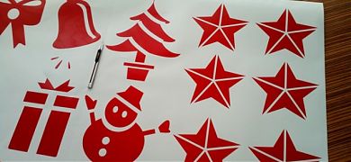 ¿Se acerca la Navidad? Decora con vinilos adhesivos navideños!