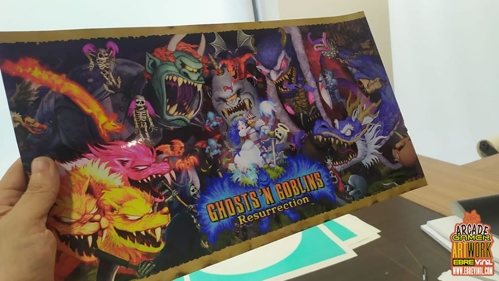 Ghosts 'n Goblins Resurrection panel de mandos bartop
