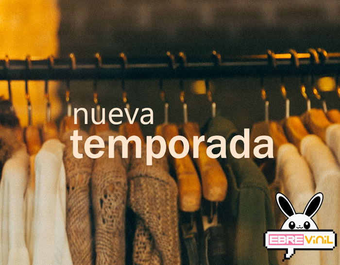 NUEVA TEMPORADA - Vinilo adhesivo especial escaparates tiendas de moda, ropa y zapaterías