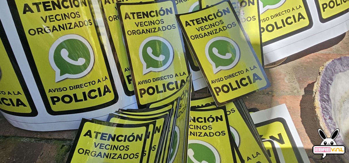 Pegatinas de advertencia para hogares